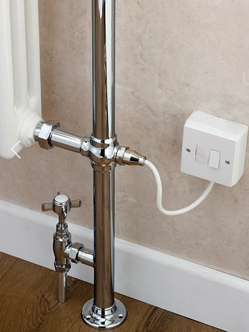 Boleyn Floor Mounted Towel Radiator 965 x 540mm